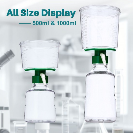 Vacuum Filtration Unit, Membrane, PES, pore size: 0.22um, 1/Pack, 12/Case