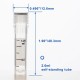 2ml Cryogenic Vials, Lab Vials for Low Temperature Storage, 50/Bag, 500/Pack, 2000/Case